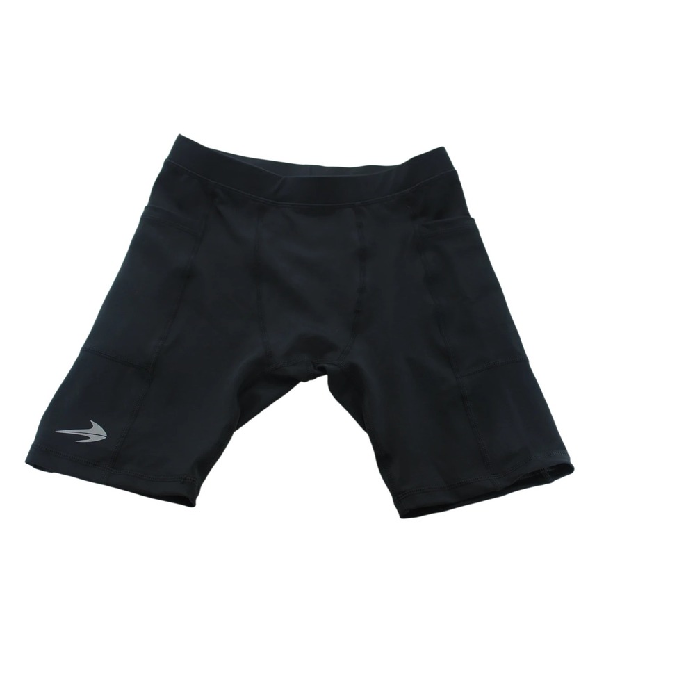 CompressionZ Mens Black Compression Shorts with Pockets Size S CZ-0022-P-BLKS